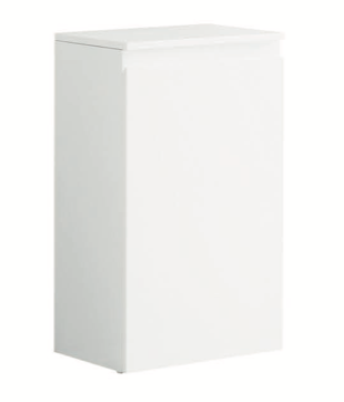 KDK 490mm Cloakroom Wc Unit 100% Waterproof Pvc Gloss White